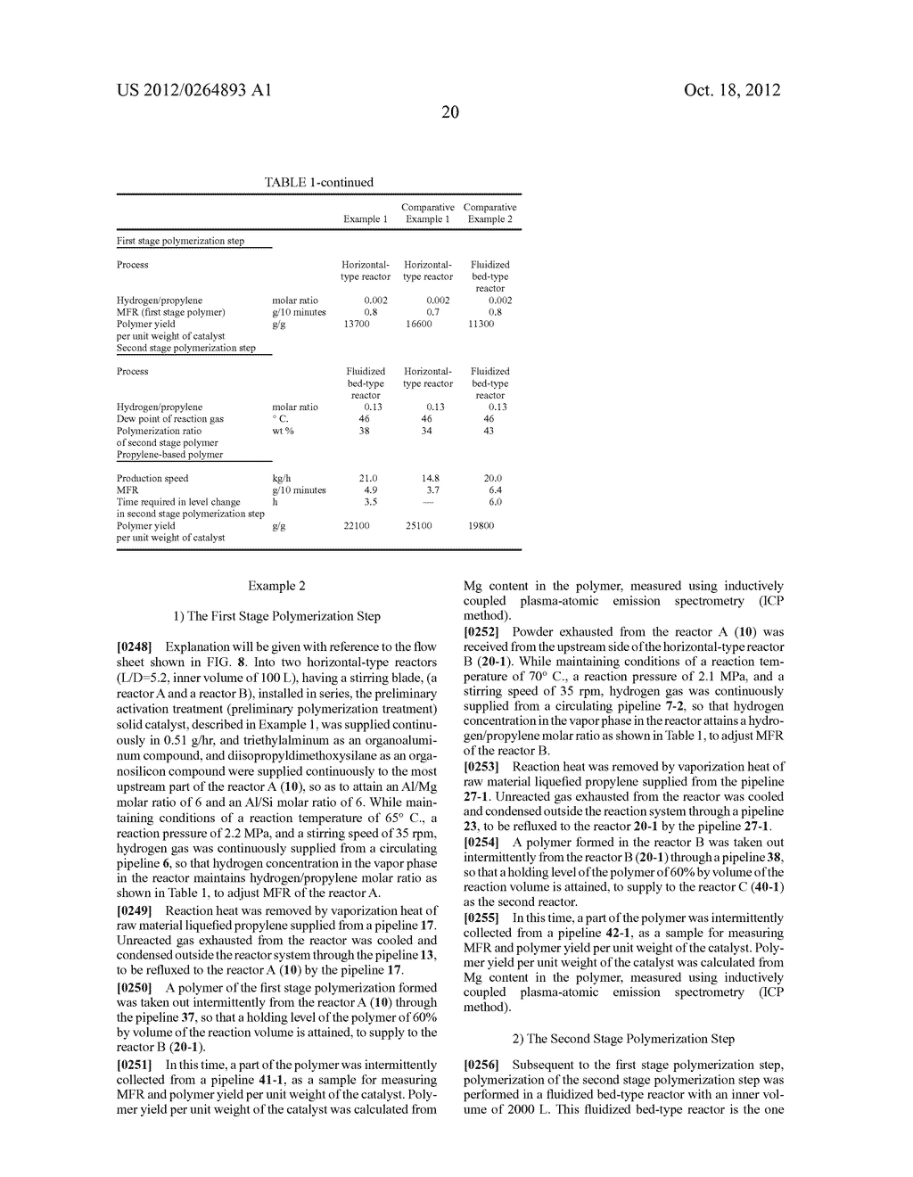 REACTOR FOR PROPYLENE POLYMERIZATION AND PROCESS FOR PRODUCING PROPYLENE     POLYMER - diagram, schematic, and image 37