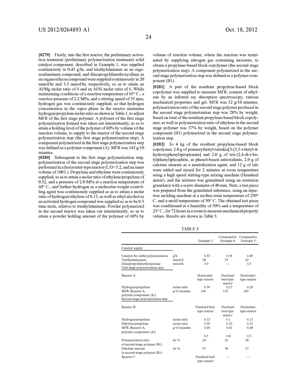 REACTOR FOR PROPYLENE POLYMERIZATION AND PROCESS FOR PRODUCING PROPYLENE     POLYMER - diagram, schematic, and image 41