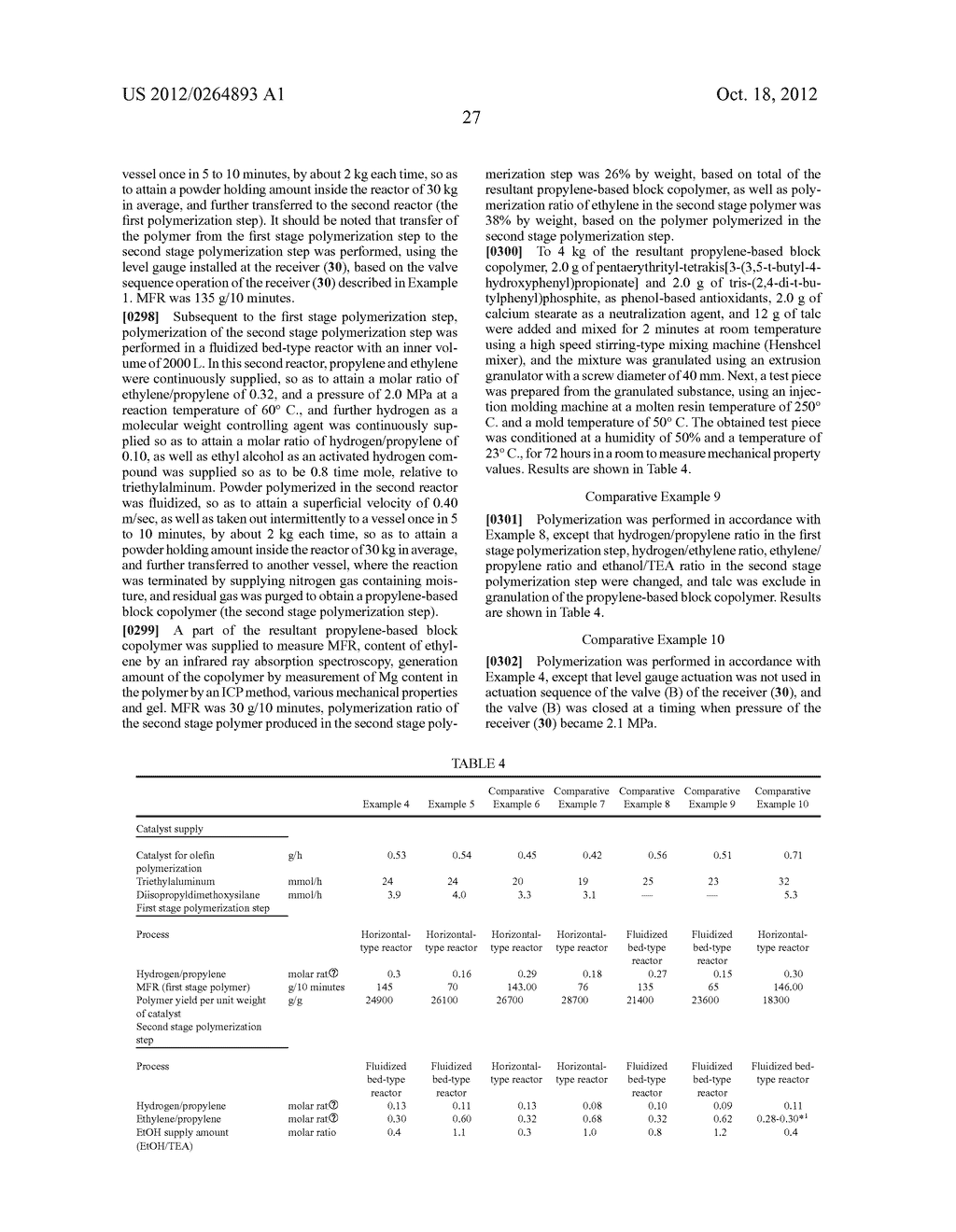 REACTOR FOR PROPYLENE POLYMERIZATION AND PROCESS FOR PRODUCING PROPYLENE     POLYMER - diagram, schematic, and image 44