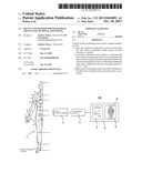 Device and method for monitoring the success of spinal anesthesia diagram and image