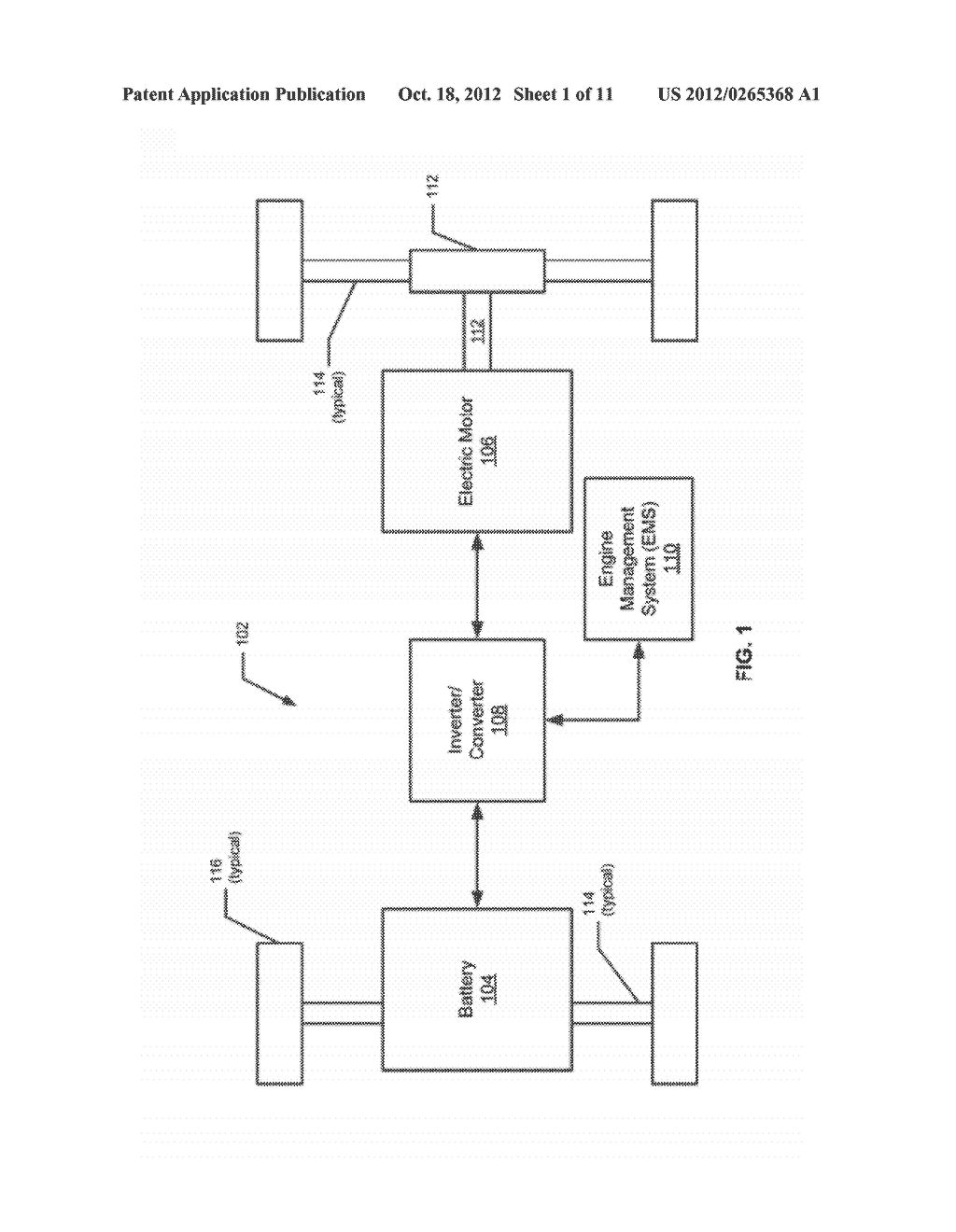 METHOD AND SYSTEM FOR PRODUCING A DETECTABLE ELECTROMAGNETIC SIGNAL FOR     TRACKING LOCATIONS OF AN ELECTRIC VEHICLE - diagram, schematic, and image 02