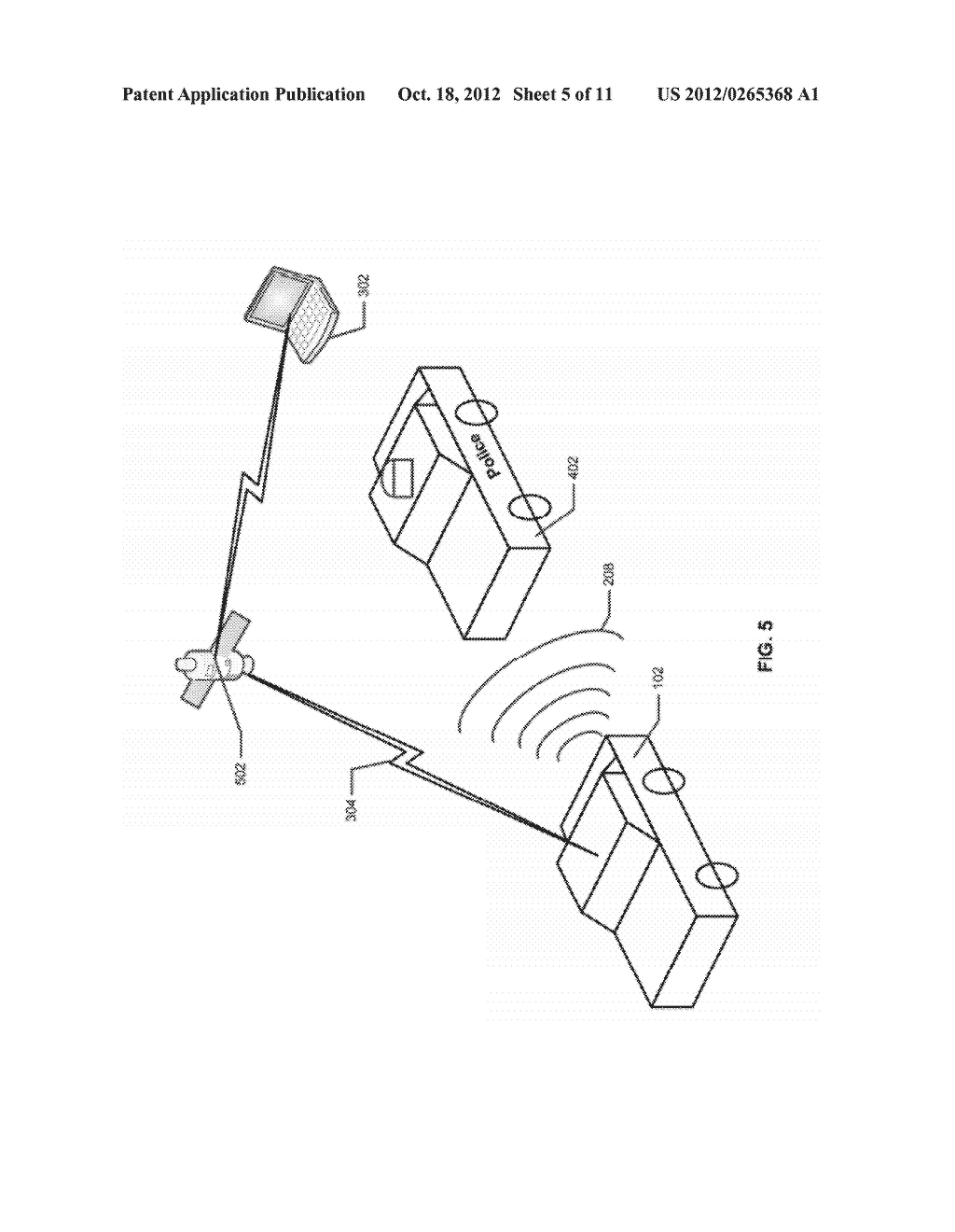 METHOD AND SYSTEM FOR PRODUCING A DETECTABLE ELECTROMAGNETIC SIGNAL FOR     TRACKING LOCATIONS OF AN ELECTRIC VEHICLE - diagram, schematic, and image 06