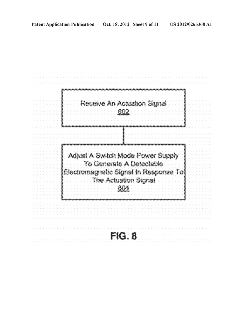 METHOD AND SYSTEM FOR PRODUCING A DETECTABLE ELECTROMAGNETIC SIGNAL FOR     TRACKING LOCATIONS OF AN ELECTRIC VEHICLE - diagram, schematic, and image 10