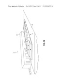 TRANSPORTATION SYSTEM INCLUDING A HOVERING VEHICLE diagram and image