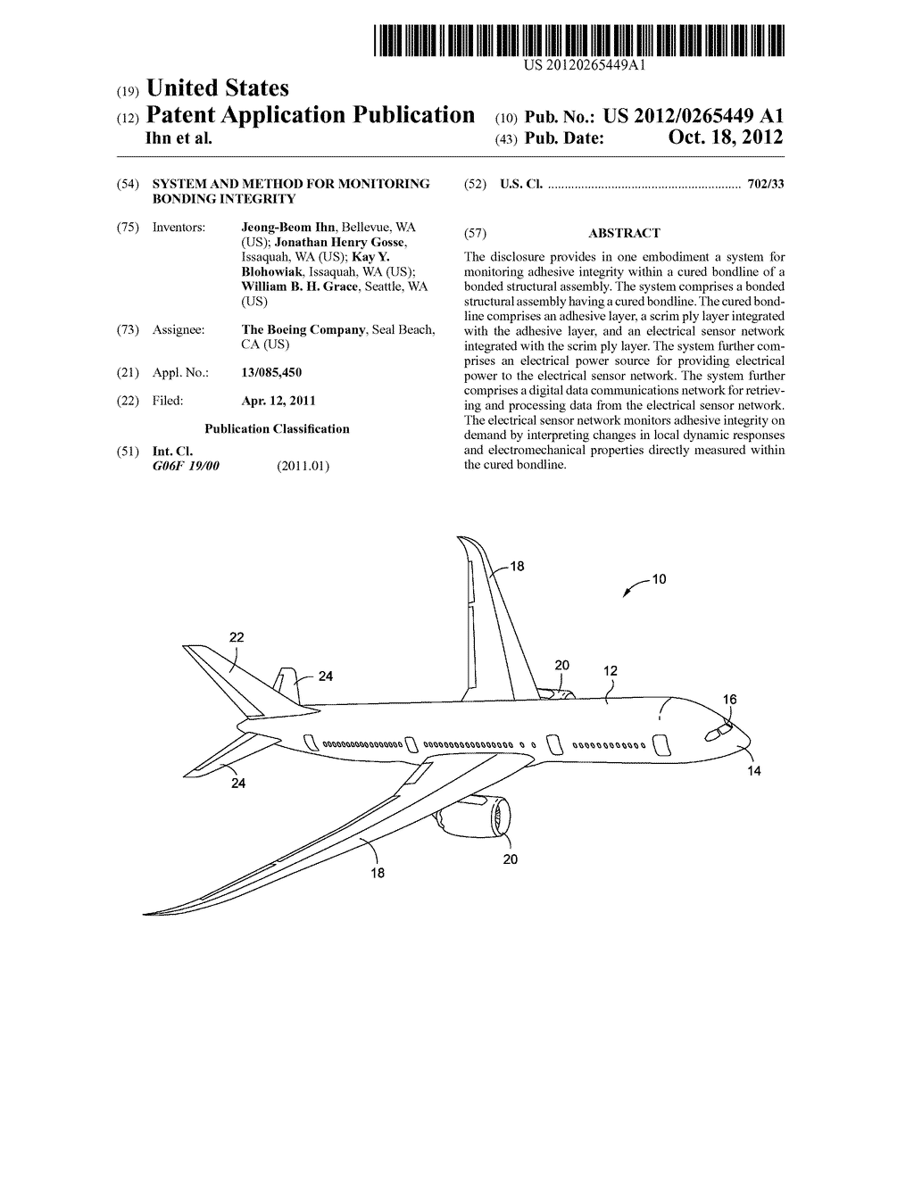 System and Method for Monitoring Bonding Integrity - diagram, schematic, and image 01