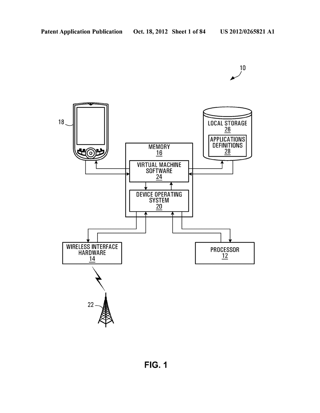 DETERMINING OPERATIONAL STATUS OF A MOBILE DEVICE CAPABLE OF EXECUTING     SERVER-SIDE APPLICATIONS - diagram, schematic, and image 02