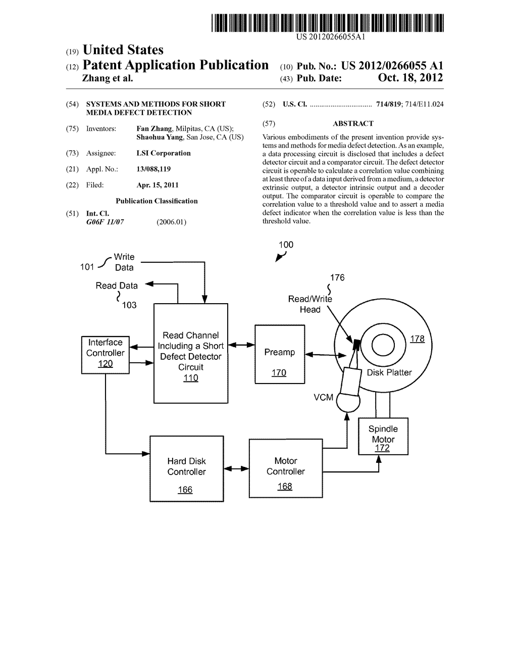 Systems and Methods for Short Media Defect Detection - diagram, schematic, and image 01