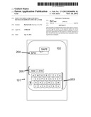 INPUT ENCODING FOR HAND HELD DEVICES TO SIMPLIFY INPUT BY A USER diagram and image