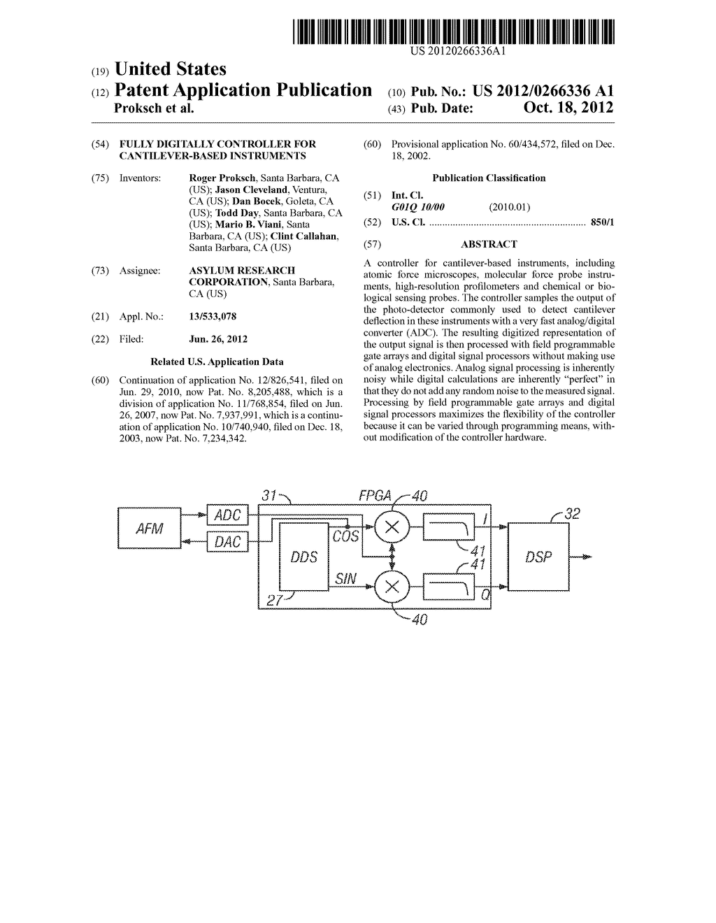 Fully Digitally Controller for Cantilever-Based Instruments - diagram, schematic, and image 01