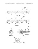 Self-counterboring, screw-threaded headed fastener with enlarged flanged     portion or wings having cutting teeth thereon, and cutting wrench/screw     gun sockets diagram and image