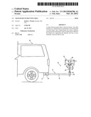 Trailer hitch-mounted table diagram and image