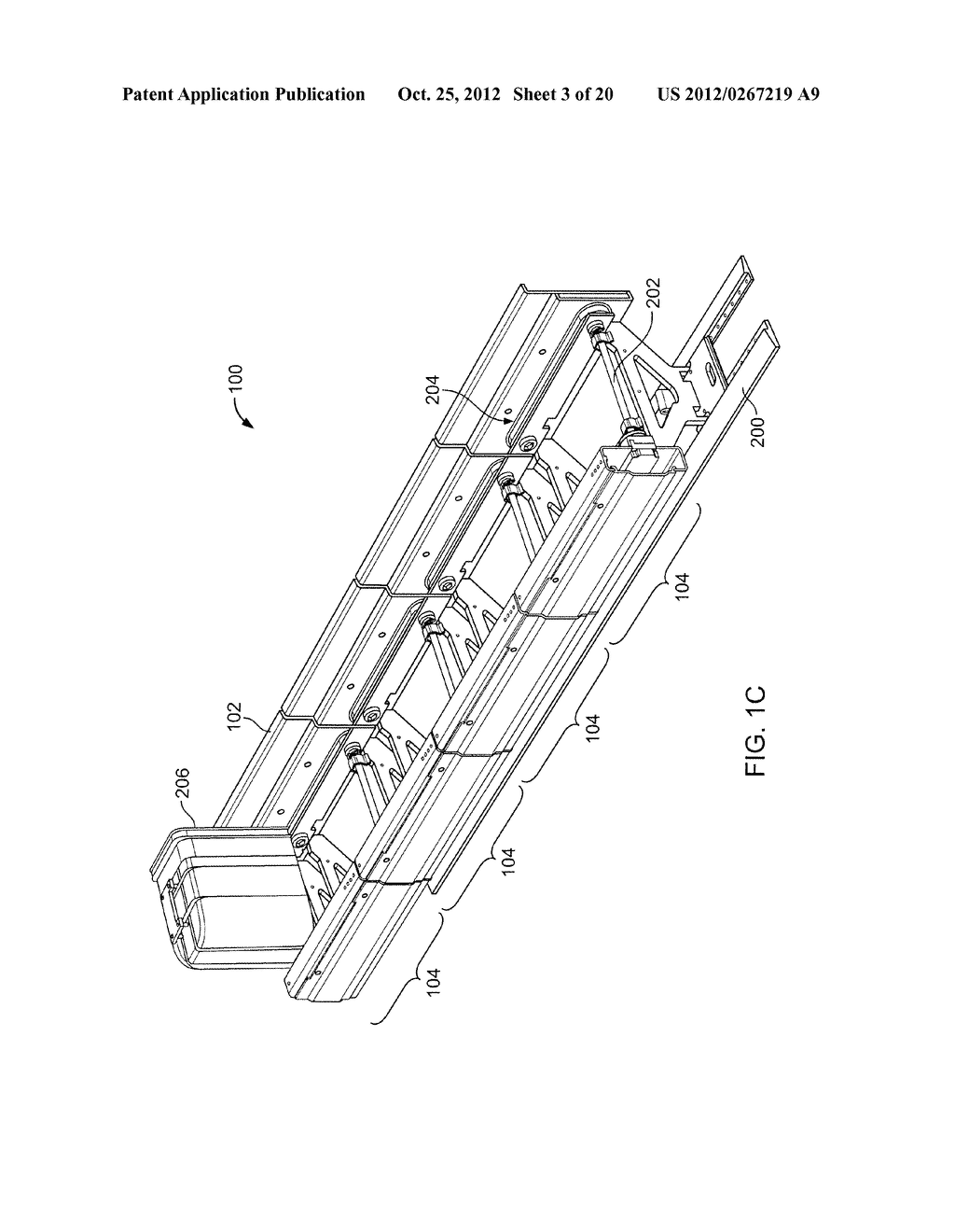 DIRECT DRIVE MODULAR BELT CONVEYOR, CARTRIDGE, AND QUICK     CONNECT-DISCONNECT CONSTANT VELOCITY DRIVE SHAFT, FOR HIGH SPEED FOUP     TRANSPORT - diagram, schematic, and image 04