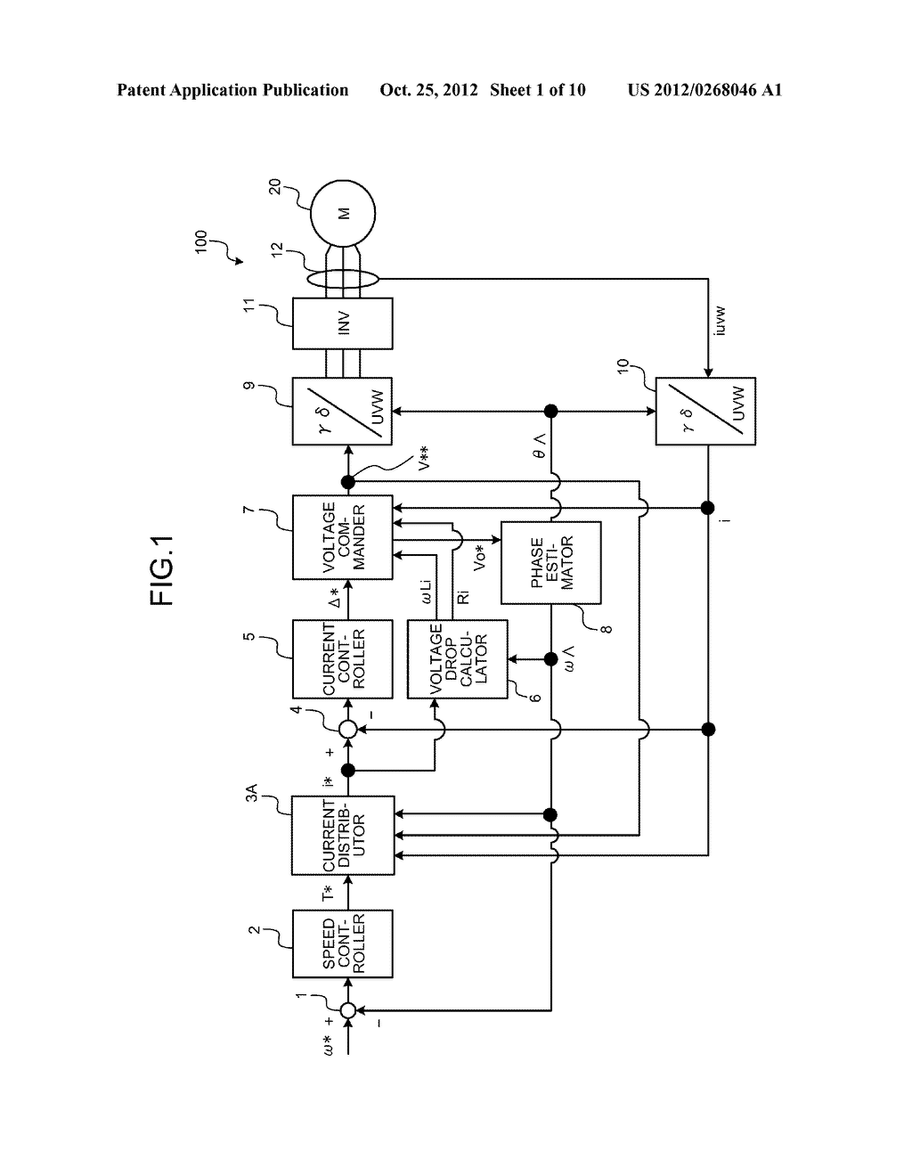 CONTROL DEVICE FOR ALTERNATING CURRENT MOTOR - diagram, schematic, and image 02