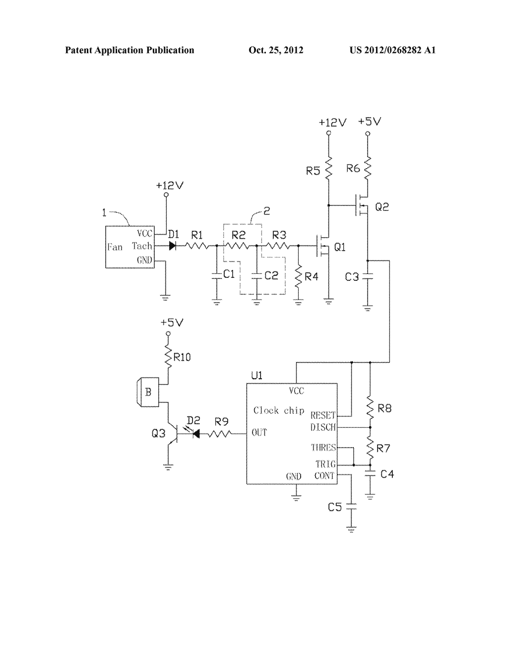 ALARM CIRCUIT FOR FANS - diagram, schematic, and image 02