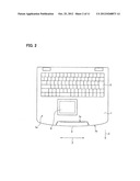 Electronic Device and Holding Device Mounted on the Same diagram and image