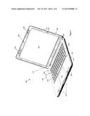 PORTABLE COMPUTER DISPLAY HOUSING diagram and image