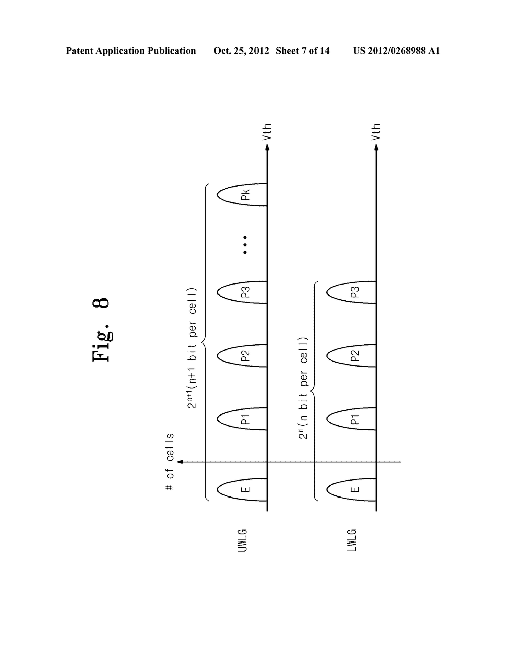 NONVOLATILE MEMORY DEVICE INCLUDING MEMORY CELL ARRAY WITH UPPER AND LOWER     WORD LINE GROUPS - diagram, schematic, and image 08