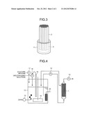 HOLLOW FIBER MEMBRANE MODULE FOR USE IN PRODUCTION OF CHEMICAL SUBSTANCE,     AND PROCESS FOR PRODUCTION OF CHEMICAL SUBSTANCE diagram and image