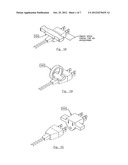 ELECTRICAL SAFETY PLUG WITH GRIP WINGS FOR ELECTRICAL PLUGS AND DATA CORD     PLUGS diagram and image