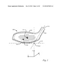 GOLF CLUB HEAD HAVING A STRESS REDUCING FEATURE diagram and image