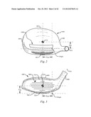 GOLF CLUB HEAD HAVING A STRESS REDUCING FEATURE diagram and image