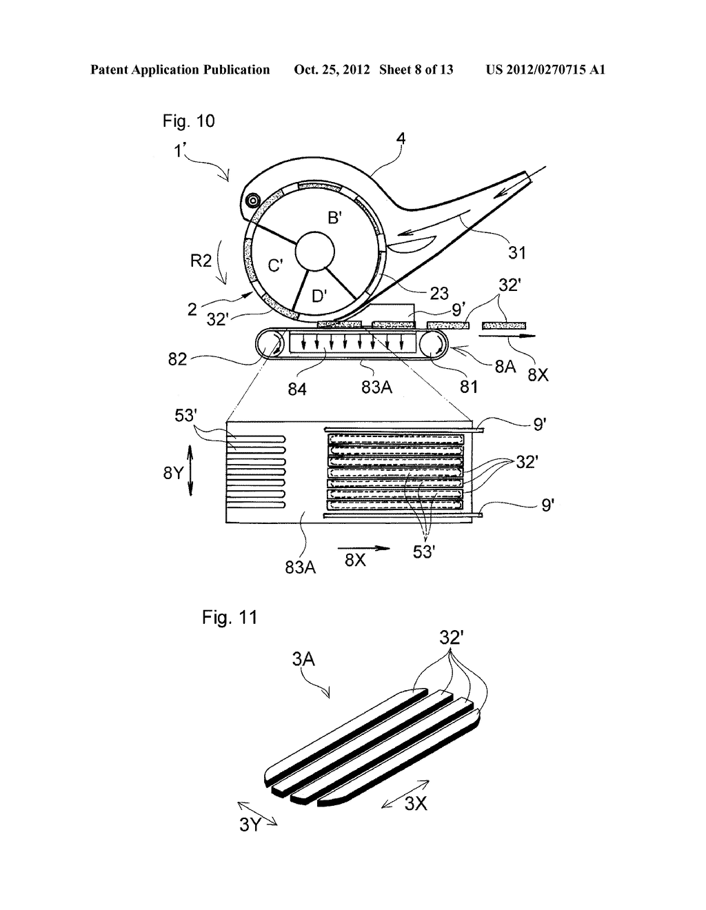 METHOD OF MANUFACTURING ABSORBENT MEMBER AND APPARATUS USED TO MANUFACTURE     THE SAME - diagram, schematic, and image 09