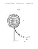 DEVICE FOR THE PLANAR TREATMENT OF AREAS OF HUMAN OR ANIMAL SKIN OR MUCOUS     MEMBRANE SURFACES BY MEANS OF A COLD ATMOSPHERIC PRESSURE PLASMA diagram and image