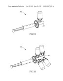 MEDICAL APPARATUS AND SINGLE USE KIT INCLUDING LINEAR FLOW CONTROL DEVICE     FOR USE THEREWITH FOR RECONSTITUTION AND ADMINISTRATION OF LIQUID DRUG     DOSAGE diagram and image