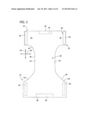 ABSORBENT ARTICLE HAVING AN ABSORBENT STRUCTURE CONFIGURED FOR IMPROVED     DONNING AND LATERAL STRETCH DISTRIBUTION diagram and image