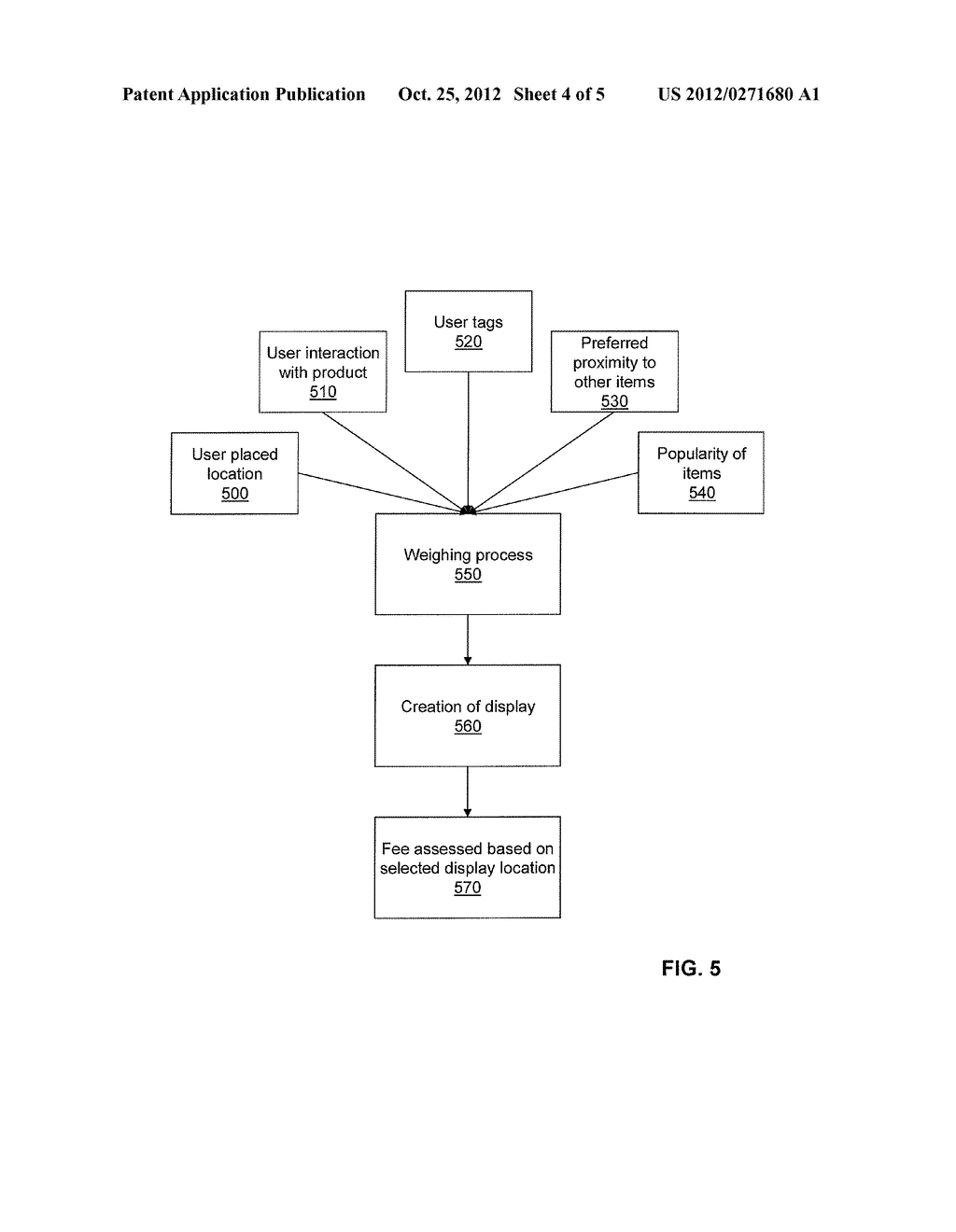 System and Method for Researching Virtual Markets and Optimizing Product     Placements and Displays - diagram, schematic, and image 05