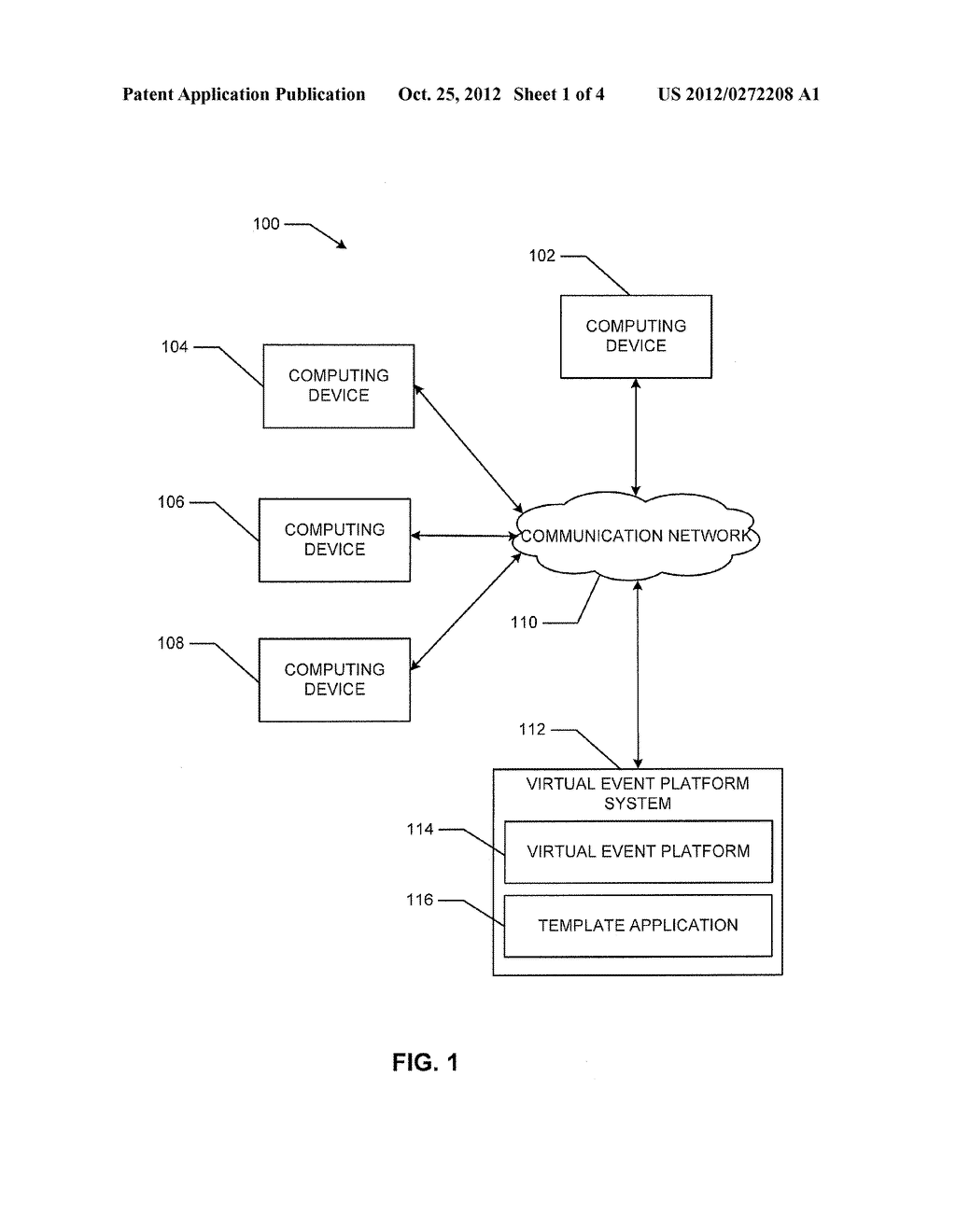 SYSTEMS AND METHODS FOR PROVIDING AND CUSTOMIZING A VIRTUAL EVENT PLATFORM - diagram, schematic, and image 02
