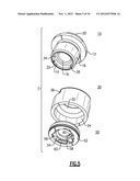 FASTENING DEVICE WITH TOLERANCE COMPENSATION diagram and image