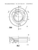 FASTENING DEVICE WITH TOLERANCE COMPENSATION diagram and image