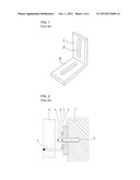 SUPPORT DEVICE OF BEARING ANGLE FOR ARCHITECTURAL STONE diagram and image