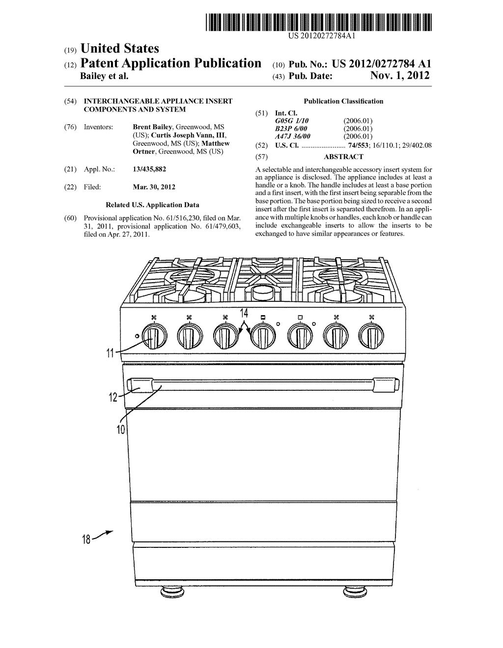 Interchangeable Appliance Insert Components and System - diagram, schematic, and image 01