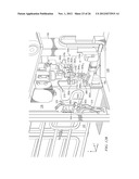 MILKING BOX WITH STORAGE AREA FOR TEAT CUPS diagram and image