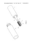 BRISTLE STRUCTURE OF LASH BRUSH diagram and image