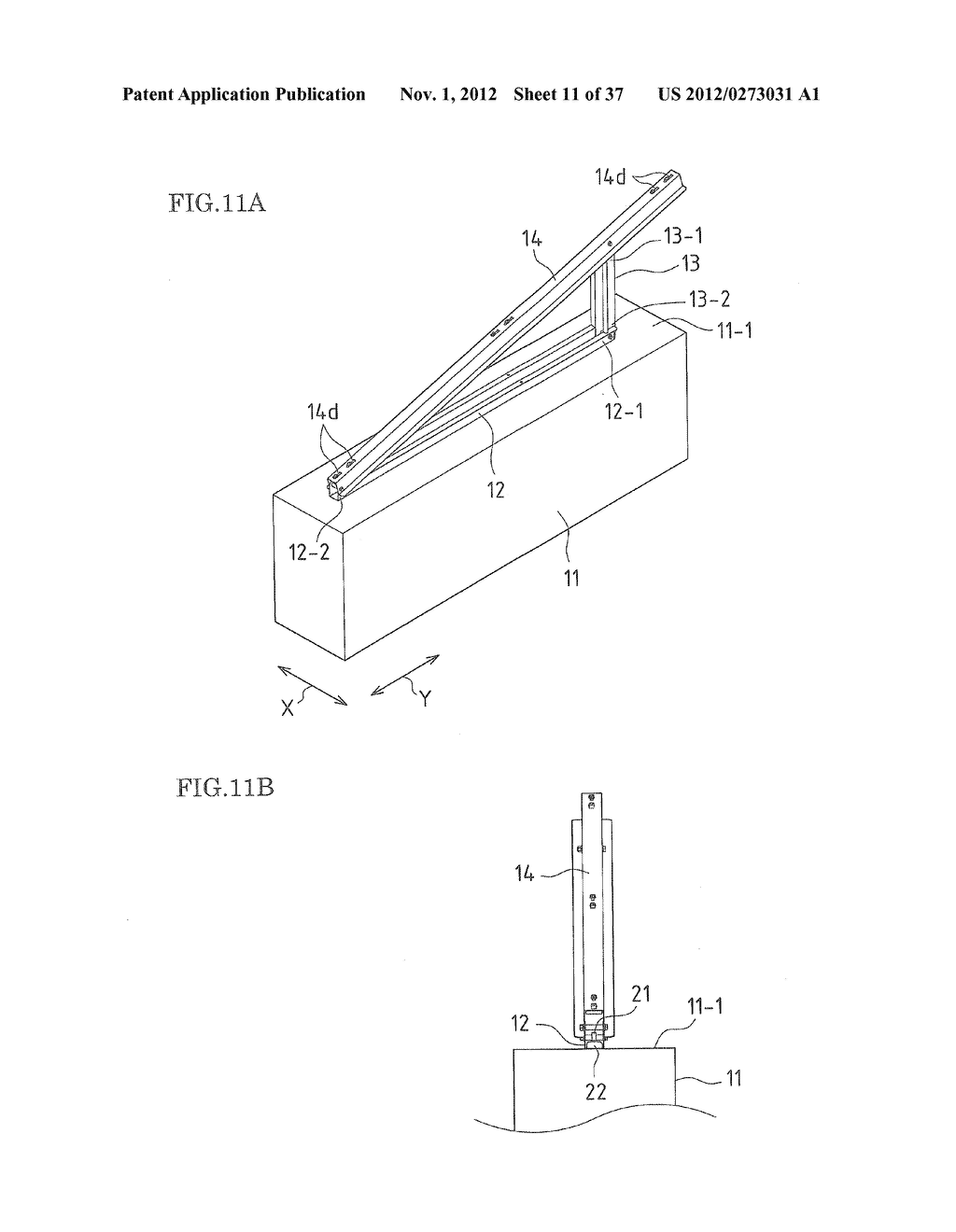 SOLAR CELL MODULE RACK, SOLAR CELL MODULE FIXING MEMBER, AND PHOTOVOLTAIC     POWER GENERATION SYSTEM WITH SOLAR CELL MODULE RACK - diagram, schematic, and image 12