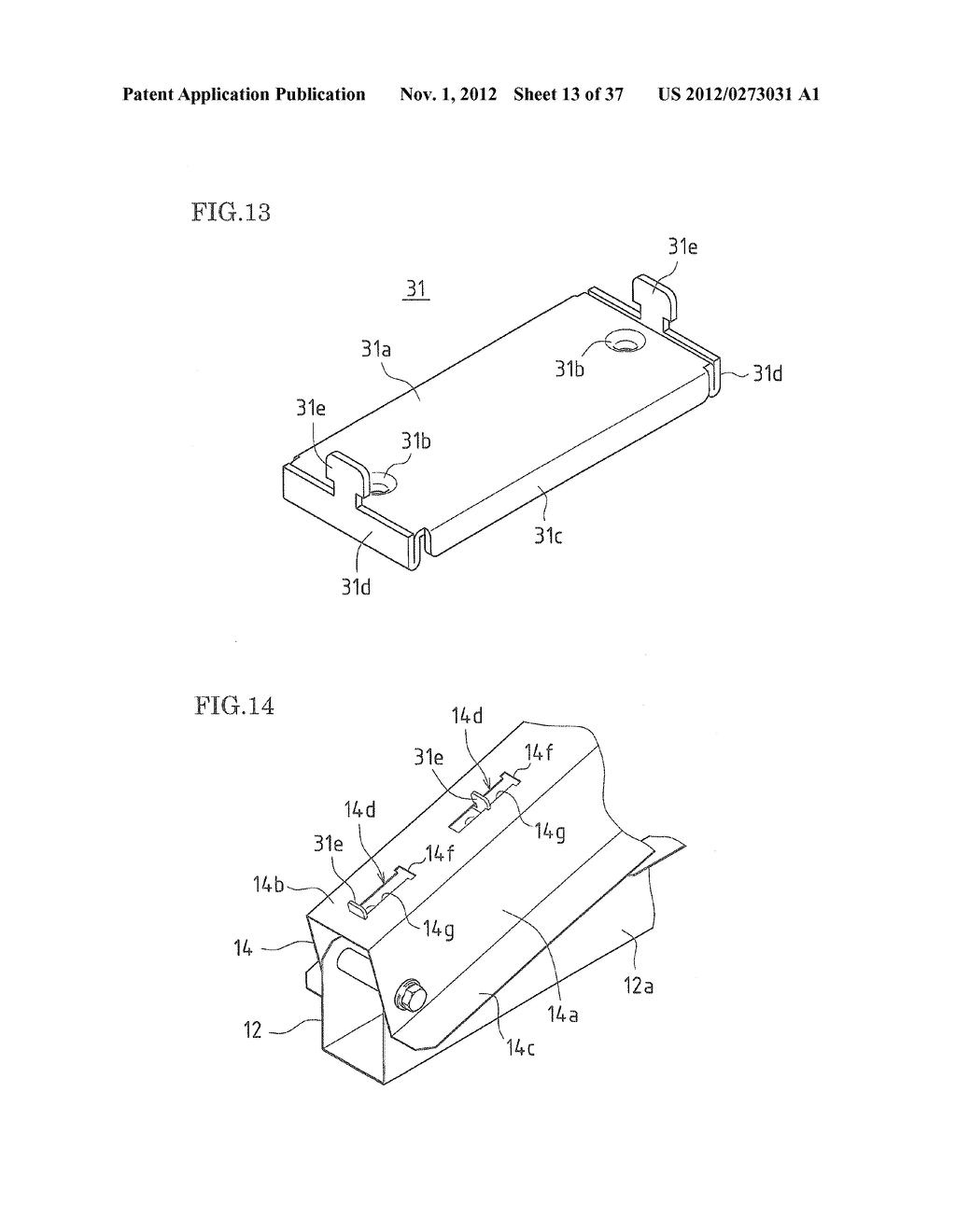 SOLAR CELL MODULE RACK, SOLAR CELL MODULE FIXING MEMBER, AND PHOTOVOLTAIC     POWER GENERATION SYSTEM WITH SOLAR CELL MODULE RACK - diagram, schematic, and image 14