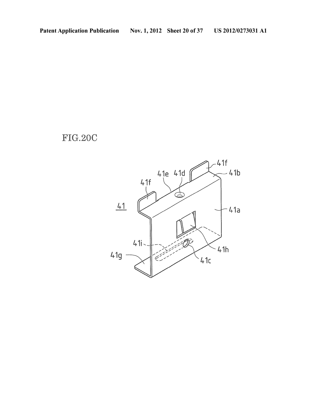 SOLAR CELL MODULE RACK, SOLAR CELL MODULE FIXING MEMBER, AND PHOTOVOLTAIC     POWER GENERATION SYSTEM WITH SOLAR CELL MODULE RACK - diagram, schematic, and image 21