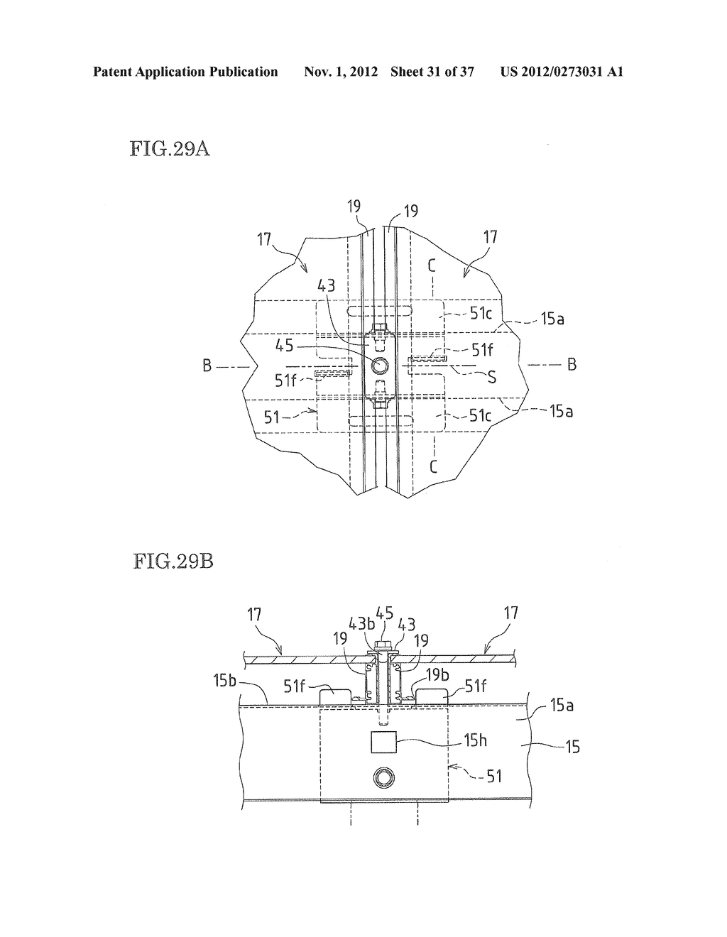 SOLAR CELL MODULE RACK, SOLAR CELL MODULE FIXING MEMBER, AND PHOTOVOLTAIC     POWER GENERATION SYSTEM WITH SOLAR CELL MODULE RACK - diagram, schematic, and image 32