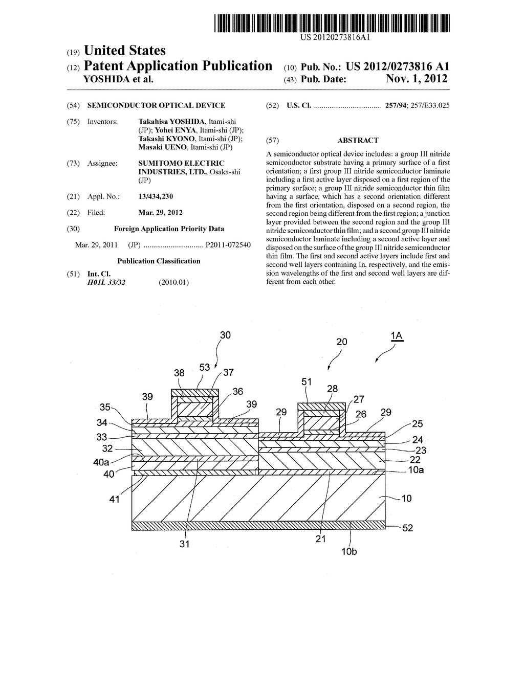 SEMICONDUCTOR OPTICAL DEVICE - diagram, schematic, and image 01