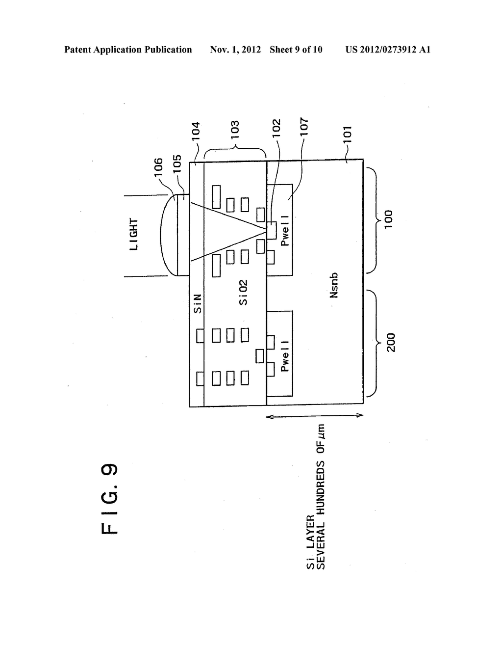 X-Y ADDRESS TYPE SOLID STATE IMAGE PICKUP DEVICE AND METHOD OF PRODUCING     THE SAME - diagram, schematic, and image 10
