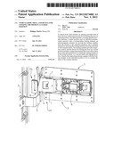 VEHICLE BODY SHELL AND DEVICE FOR LOCKING THE DOOR IN A CLOSED POSITION diagram and image