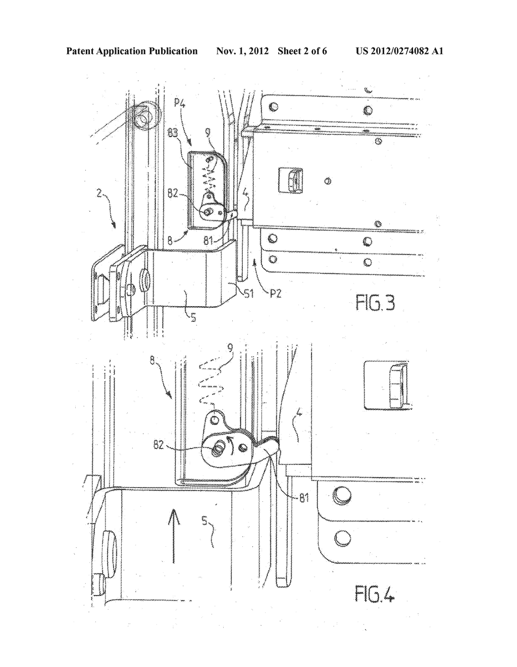 VEHICLE BODY SHELL AND DEVICE FOR LOCKING THE DOOR IN A CLOSED POSITION - diagram, schematic, and image 03