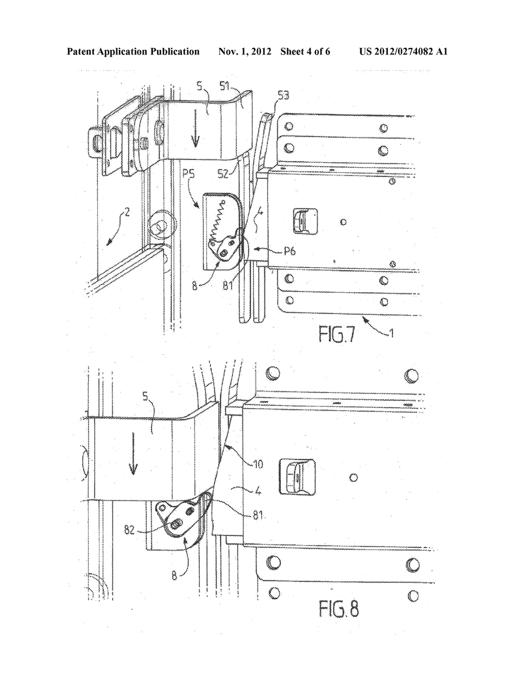 VEHICLE BODY SHELL AND DEVICE FOR LOCKING THE DOOR IN A CLOSED POSITION - diagram, schematic, and image 05
