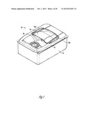 VEHICLE COMPARTMENT DOOR HANDLE ASSEMBLY diagram and image