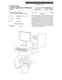 Data input glove with instantaneous chord detection diagram and image