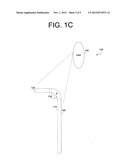 Display with curved area diagram and image