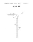 Display with curved area diagram and image